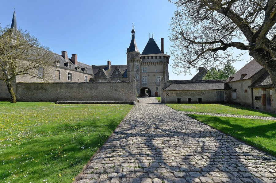 Basse-cour del Château de Talcy nel Loir-et-Cher