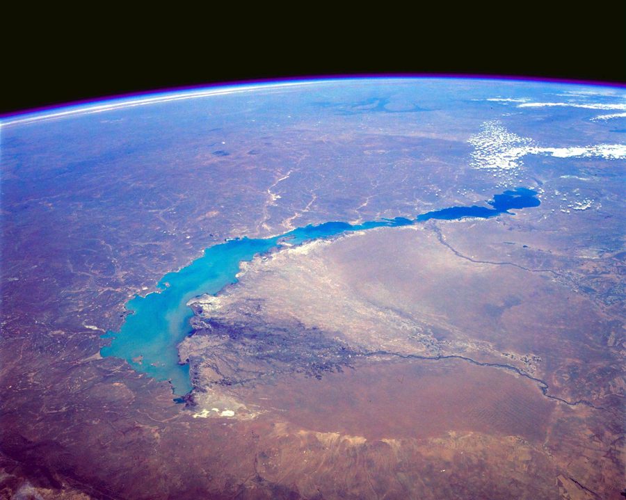 Lago Balkhash nella regione di Karaganda