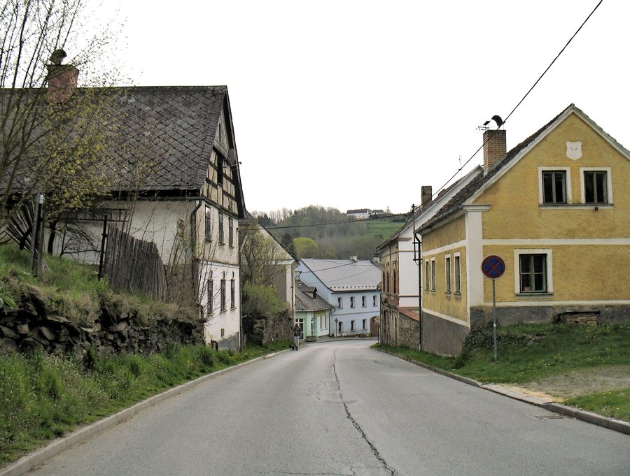 Vista della città di Úterý nel distretto di Plzeň-Nord