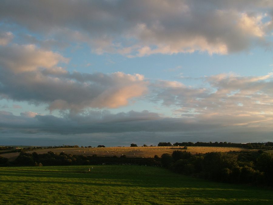 Paesaggio nel County Cork presso Ballinhassig