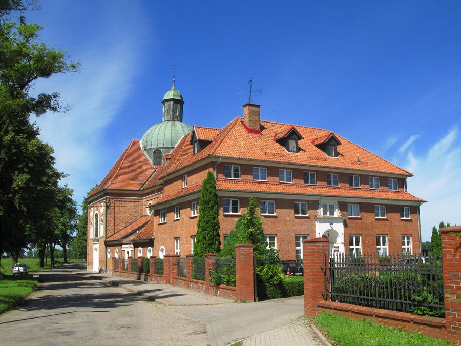 Chiesa storica a Braniewo, nel nord della Varmia-Masuria