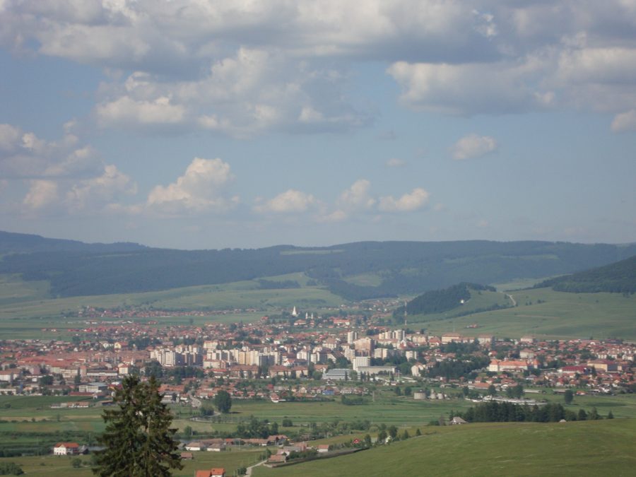 Miercurea Ciuc, anche conosciuta come Csíkszereda, nella contea di Harghita, Romania