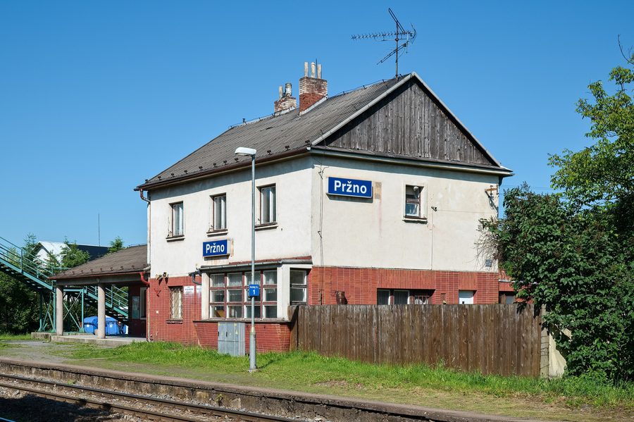 Edificio della stazione ferroviaria a Pržno, Repubblica Ceca