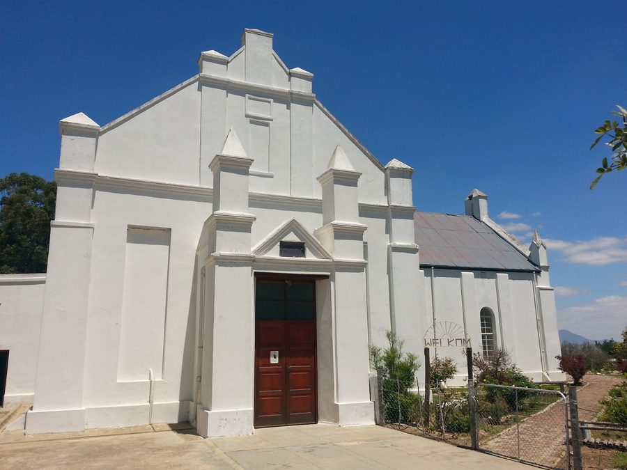 Chiesa missionaria storica della missione di Saron a Saron nel Capo Occidentale
