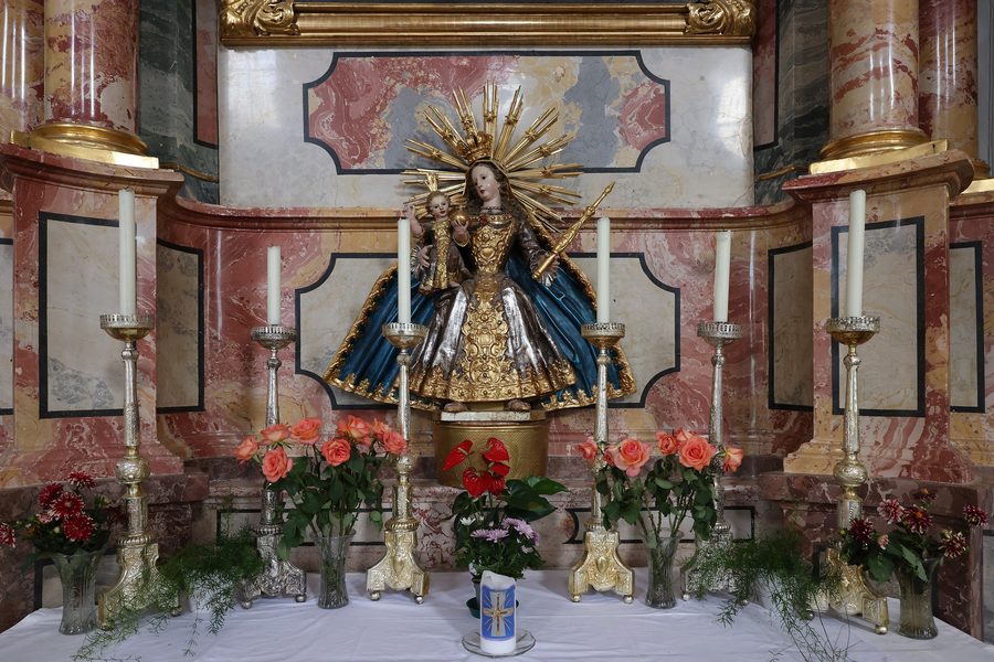 Chiesa parrocchiale di Axams con campanile storico