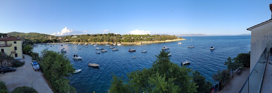 Panorama di Sveta Marina sulla costa istriana
