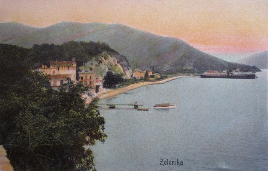 Capolinea storico della ferrovia a scartamento ridotto e il porto di Zelenika