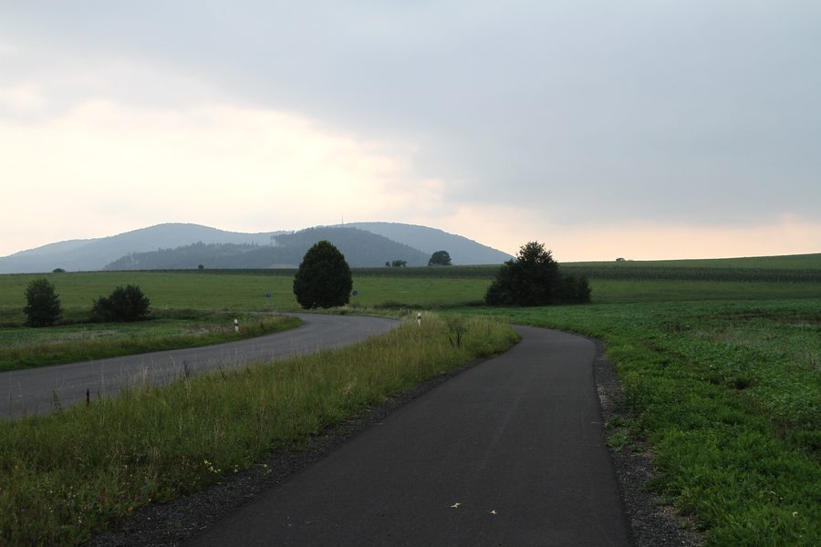 Paesaggio nel distretto di Klatovy nella Repubblica Ceca