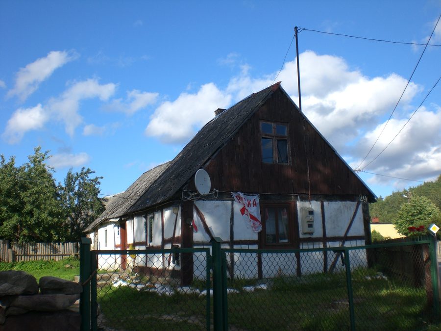 Casa a graticcio a Zgorzałe