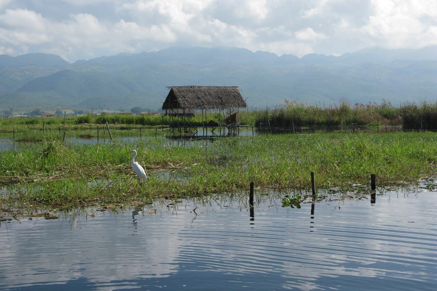 Case sul lago Inle nello Stato Shan