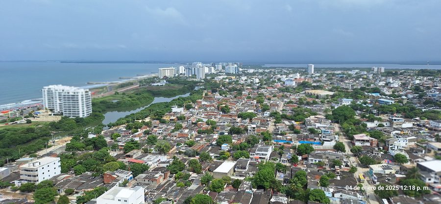 Vista di Cartagena sulla costa caraibica della Colombia
