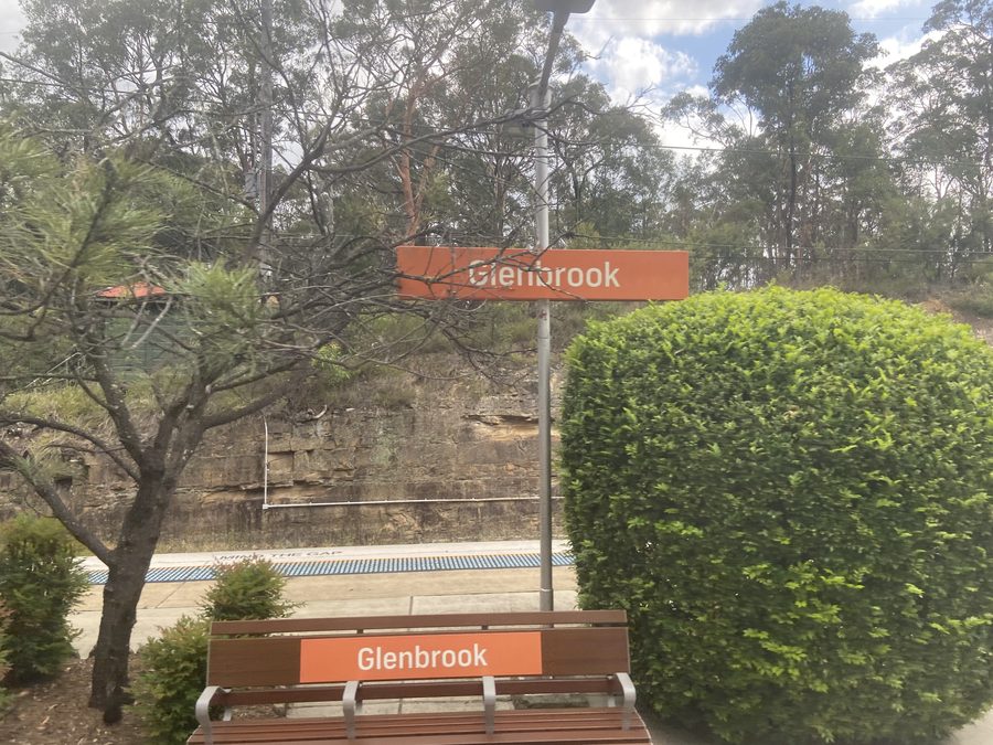Stazione ferroviaria di Glenbrook nel Nuovo Galles del Sud