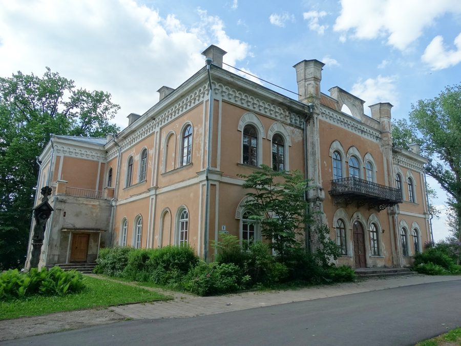 Maniero storico di Glitiškės nel distretto di Vilnius in Lituania