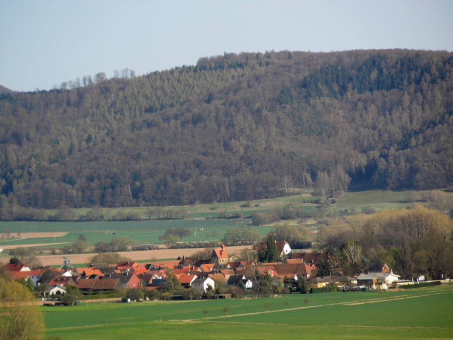 Vista da Kochsberg verso Schwebda in Assia