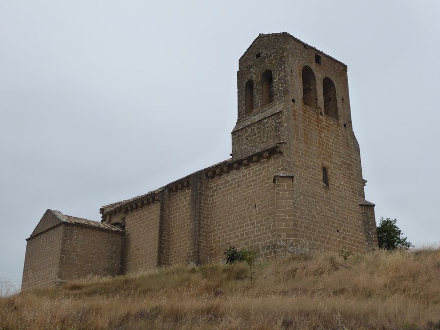 Vista di Santsoain, una piccola località rurale della Navarra
