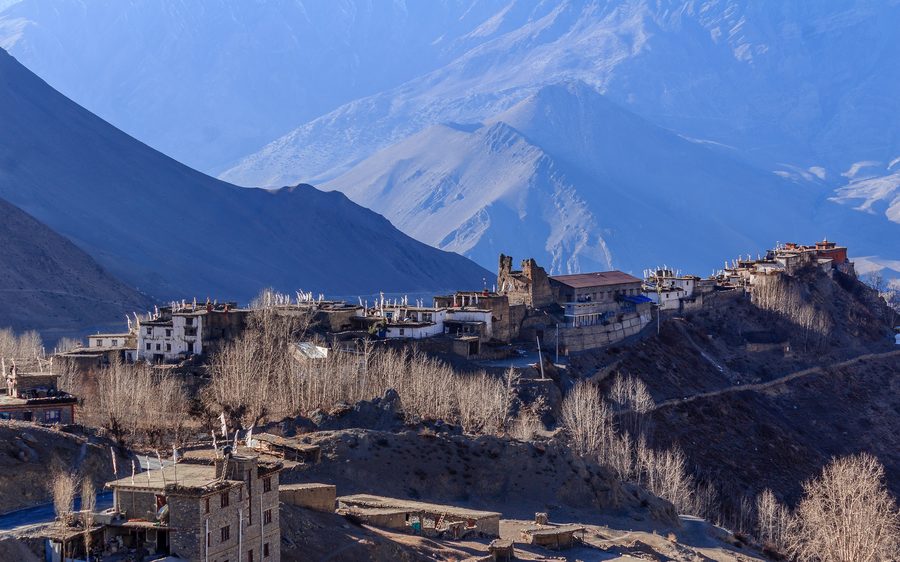Villaggio di Jharkot nell’area del Dhaulagiri in Nepal