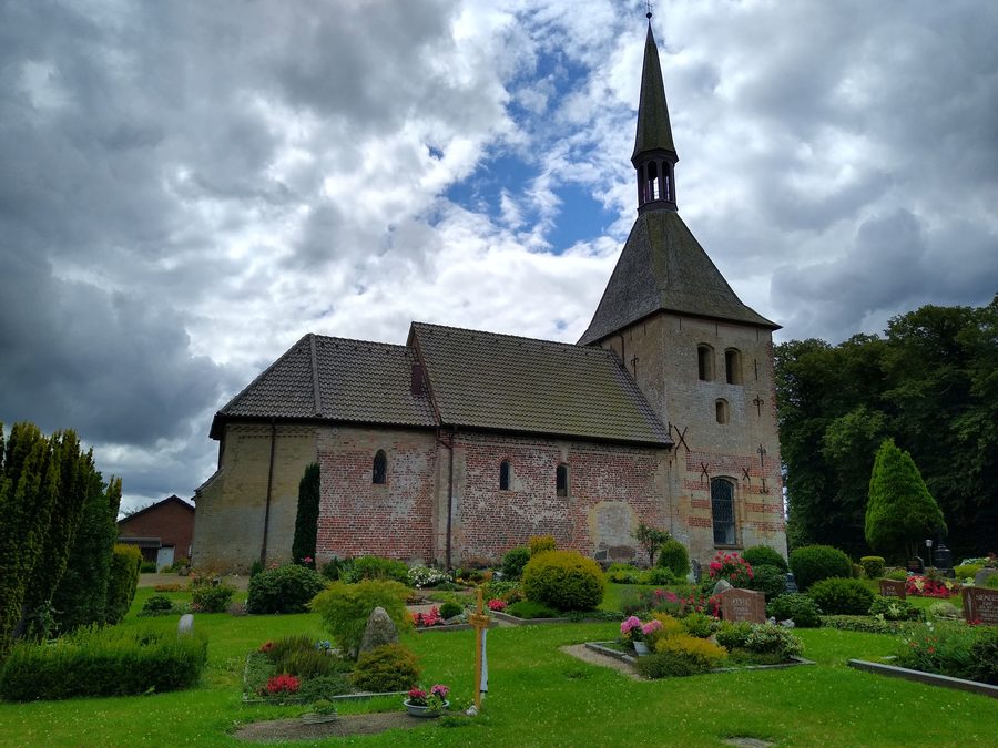 Chiesa di Santa Maria a Hürup vista da nord