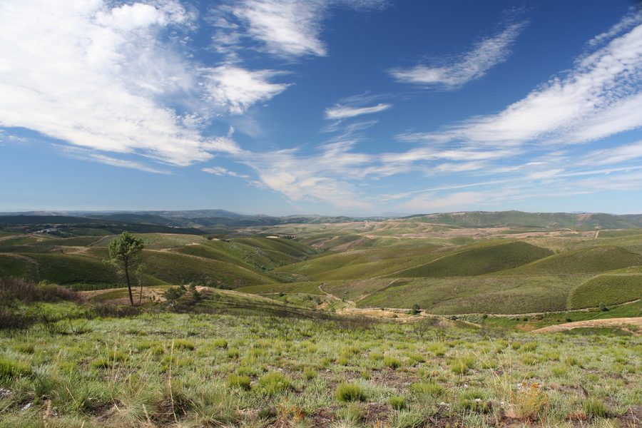 Paesaggio tra A Gudiña e Vilariño de Conso, a Ourense