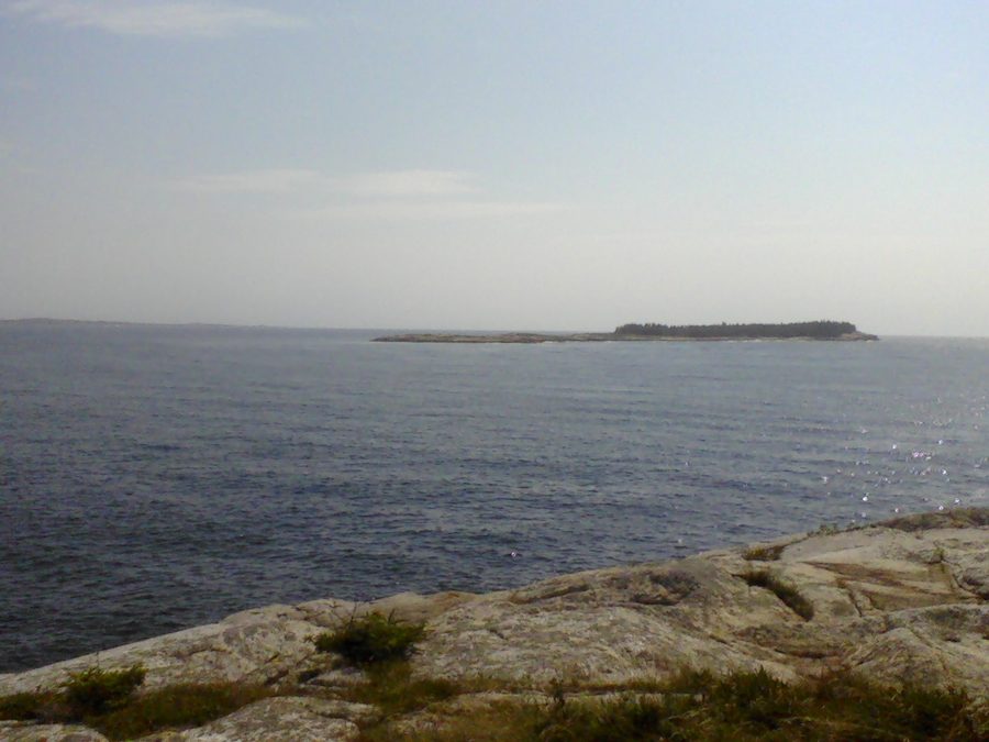 Southwest Island nella baia di St. Margarets nella contea di Lunenburg, Nuova Scozia