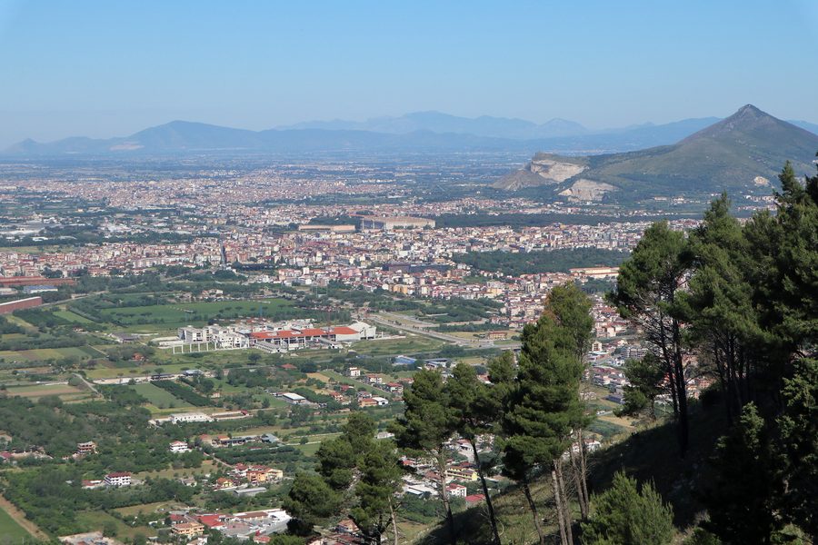 Panorama di Caserta visto da Maddaloni