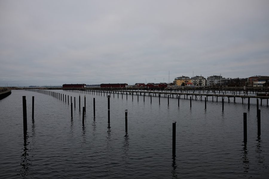 Porto di Lomma sulla costa svedese