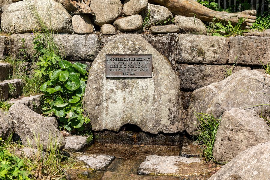 Sorgente del Danubio presso Furtwangen nella Foresta Nera