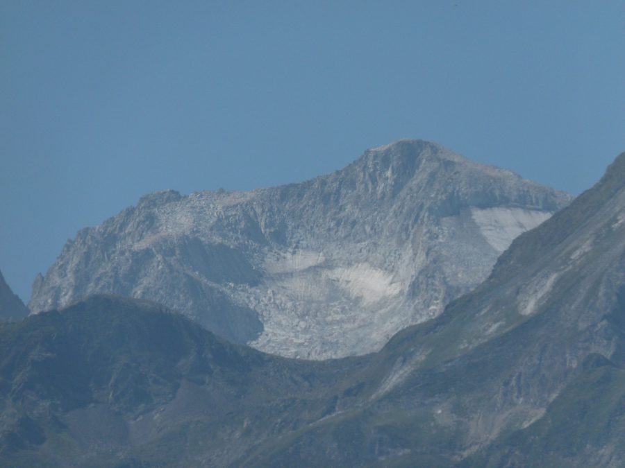 L’Aneto visto dal belvedere di Vilamòs