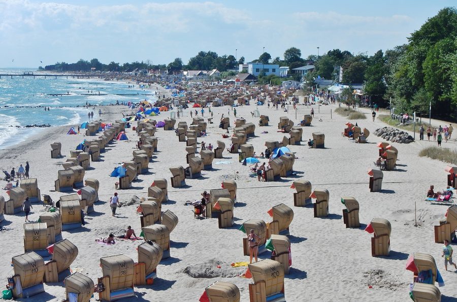 Spiaggia presso Kellenhusen sul Mar Baltico
