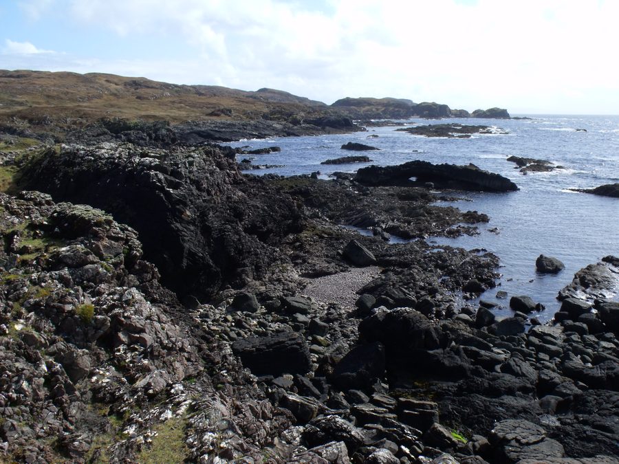 Litorale a sud di Rubh' an Iasgaich ad Aird of Sleat