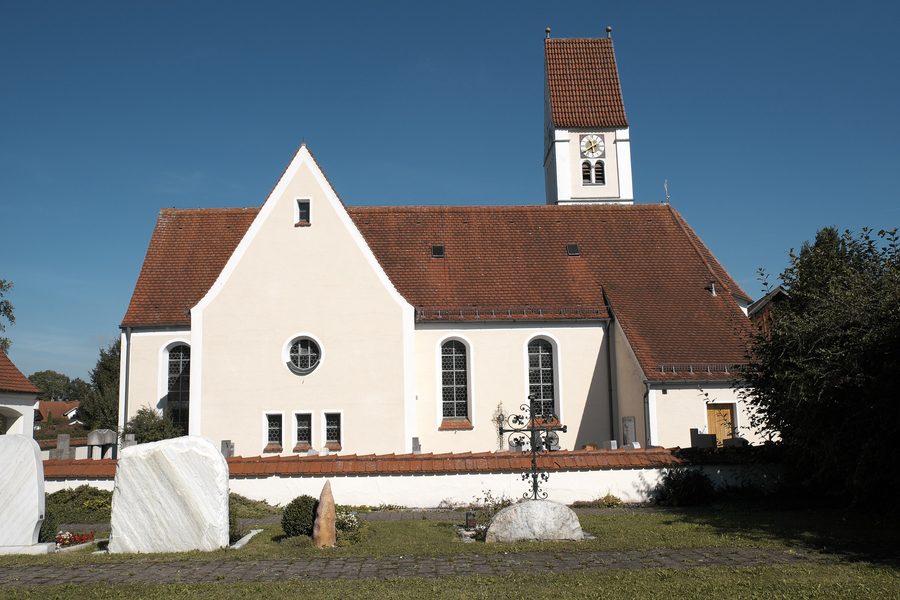 Chiesa parrocchiale cattolica di San Benedetto a Untermühlhausen nel distretto di Landsberg am Lech