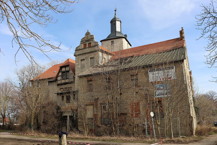 Castello a Schneidlingen, Am Baumgarten, vista laterale