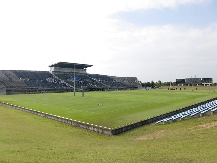 Kumagaya Rugby Stadium a Kumagaya, Saitama, Giappone