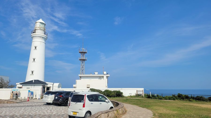 Faro di Inubōsaki sulla costa del Pacifico di Chōshi