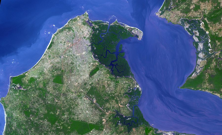 Banjul vista dall’alto