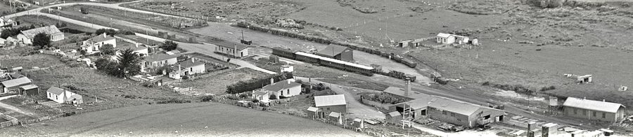 Stazione ferroviaria di Tokanui nel 1956