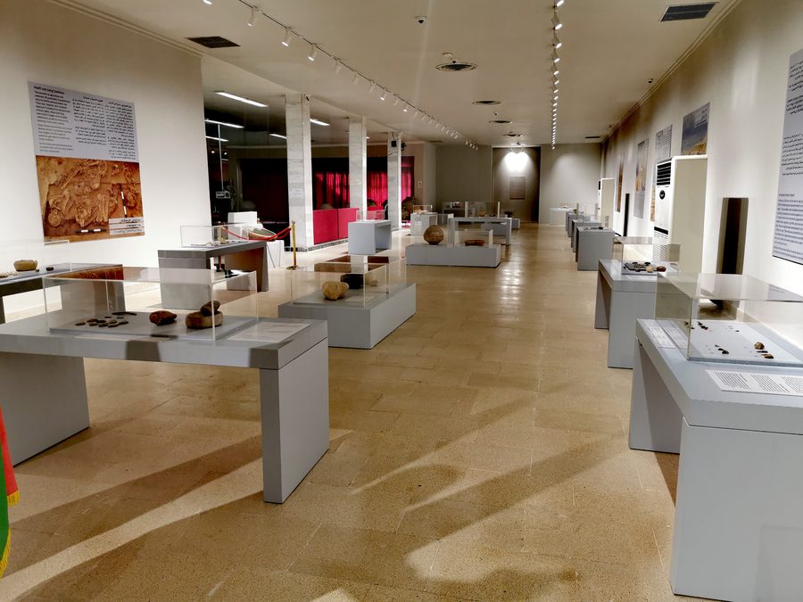 Galleria preistorica al Museo di Sulaymaniyah durante la sua inaugurazione ufficiale