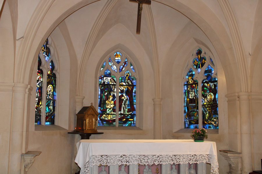 Il chevet della chiesa di Domrémy-la-Pucelle