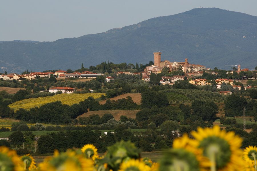 Panorama di Marciano della Chiana, Arezzo