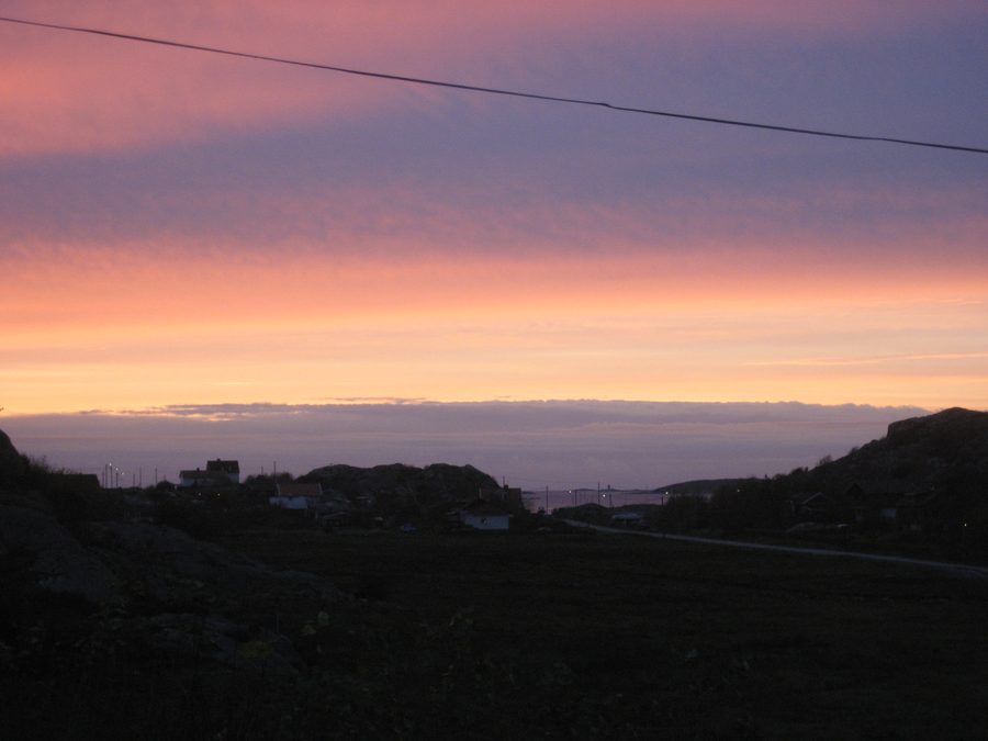 Kovikshamn al tramonto