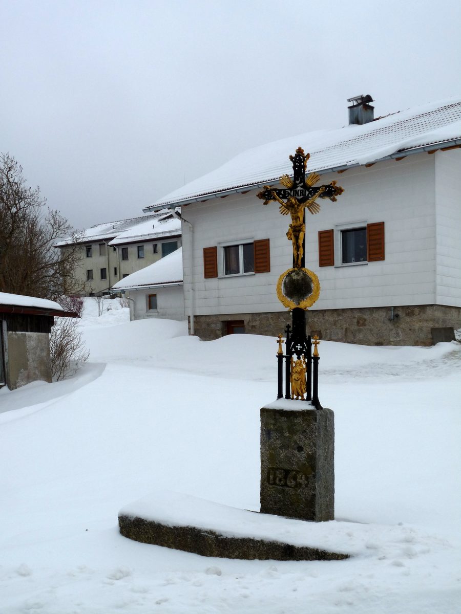 edicola votiva nel villaggio di Haidmühle nel distretto di Freyung-Grafenau