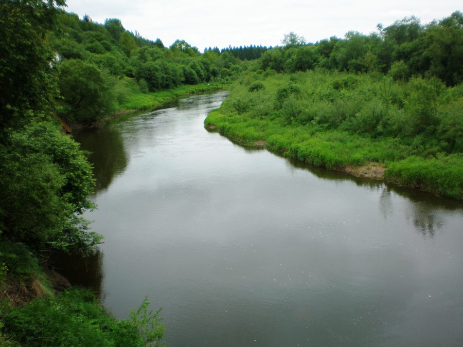 Fiume Dubysa vicino ad Ariogala, Lituania