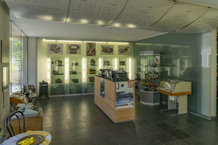 Macchine da scrivere nel Schreibmaschinenmuseum Wattens