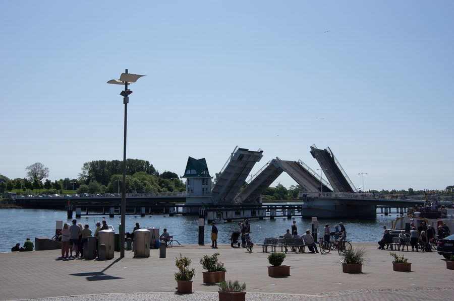 Ponte sulla Schlei a Kappeln sopra la Schlei