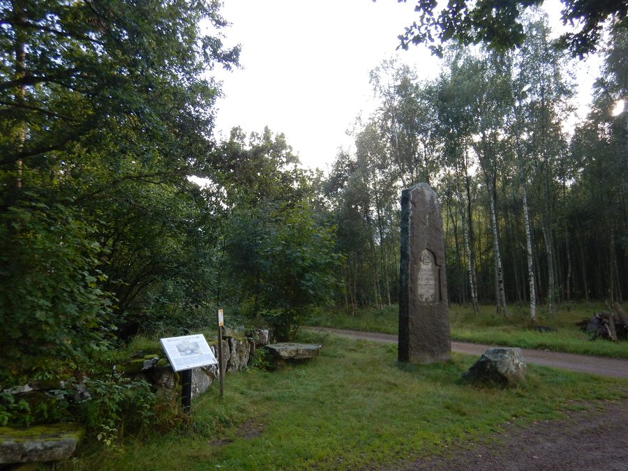 Pietra commemorativa del trattato di Knäred a Sjöared, Halland, Svezia