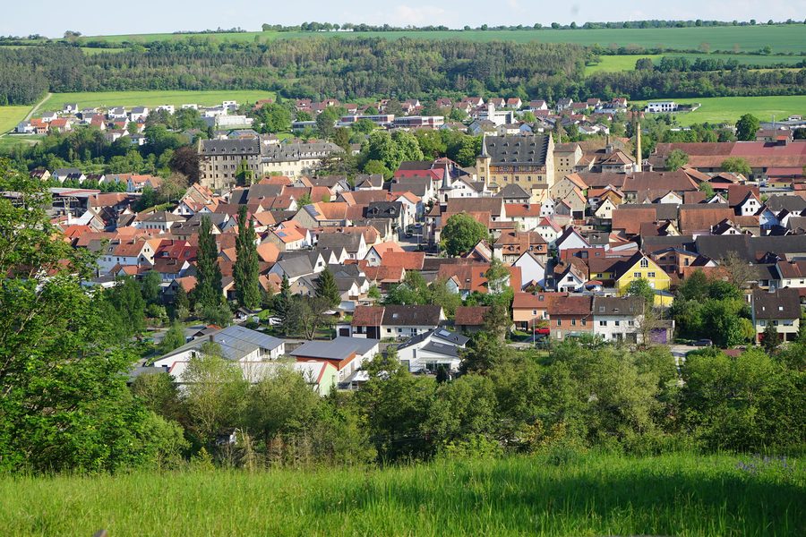 Centro storico di Thüngen nel maggio 2024