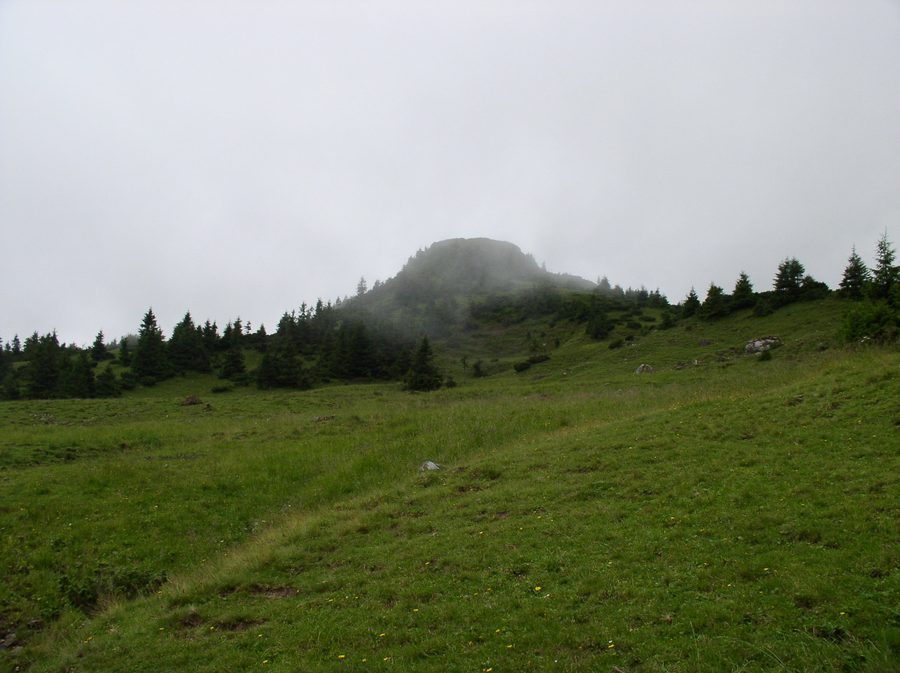 Paesaggio montano della catena della Chornohora nei Carpazi ucraini