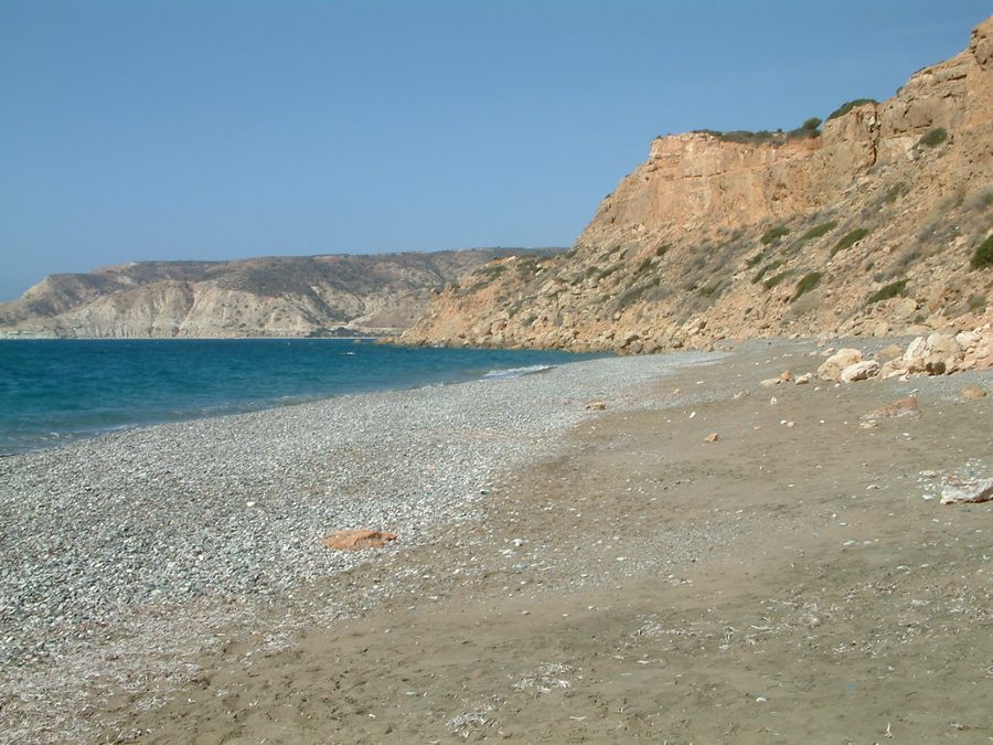 Spiaggia con vista sulla Pissouri Bay