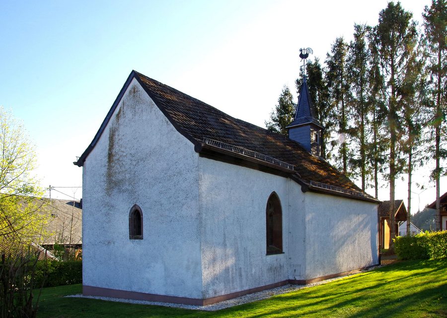 Lato nord-orientale della cappella di San Lambertus a Seiwerath