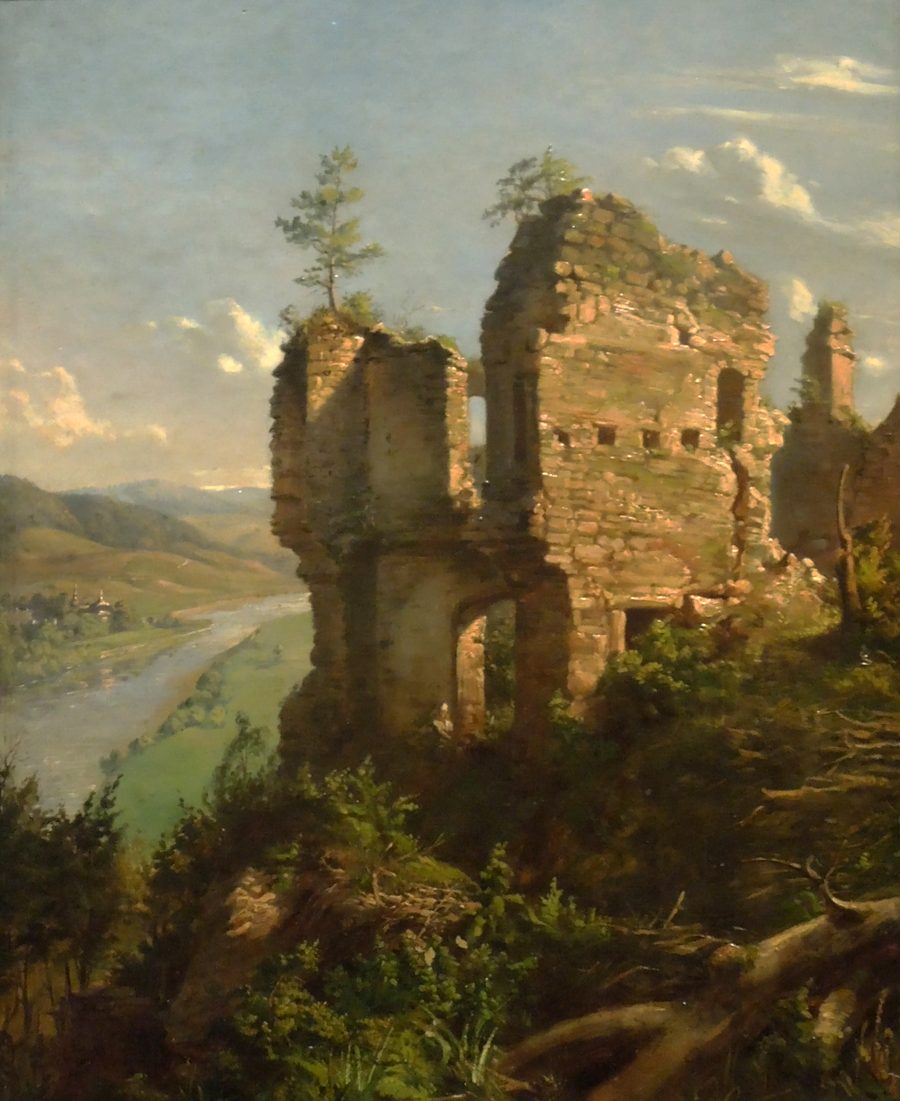 Rovine del castello di Sobień