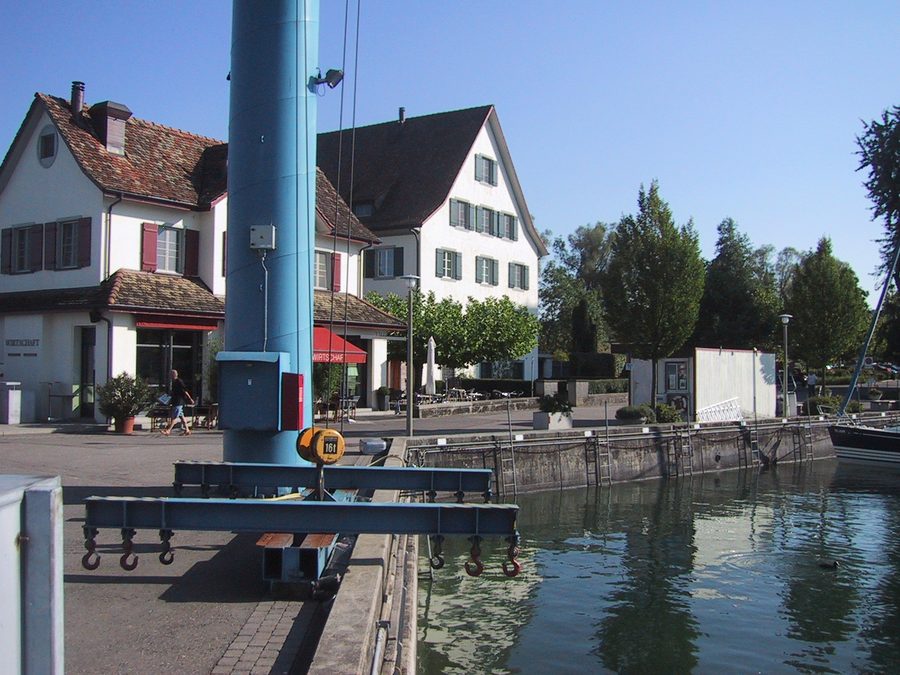 Porto di Bottighofen sul Lago di Costanza nel canton Turgovia
